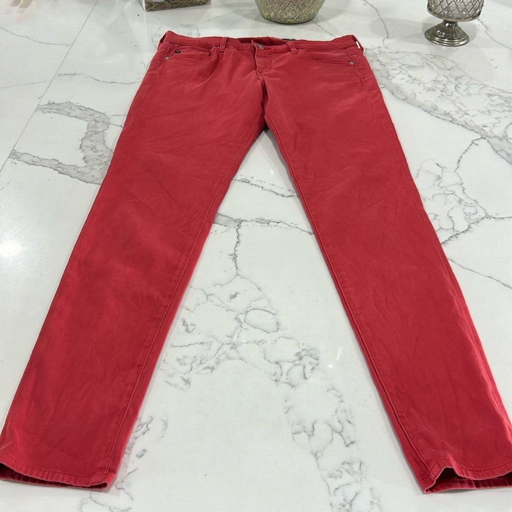 Adriano Goldschmied The Absolute Legging Extreme Skinny Red Pants. Size 30 (599M